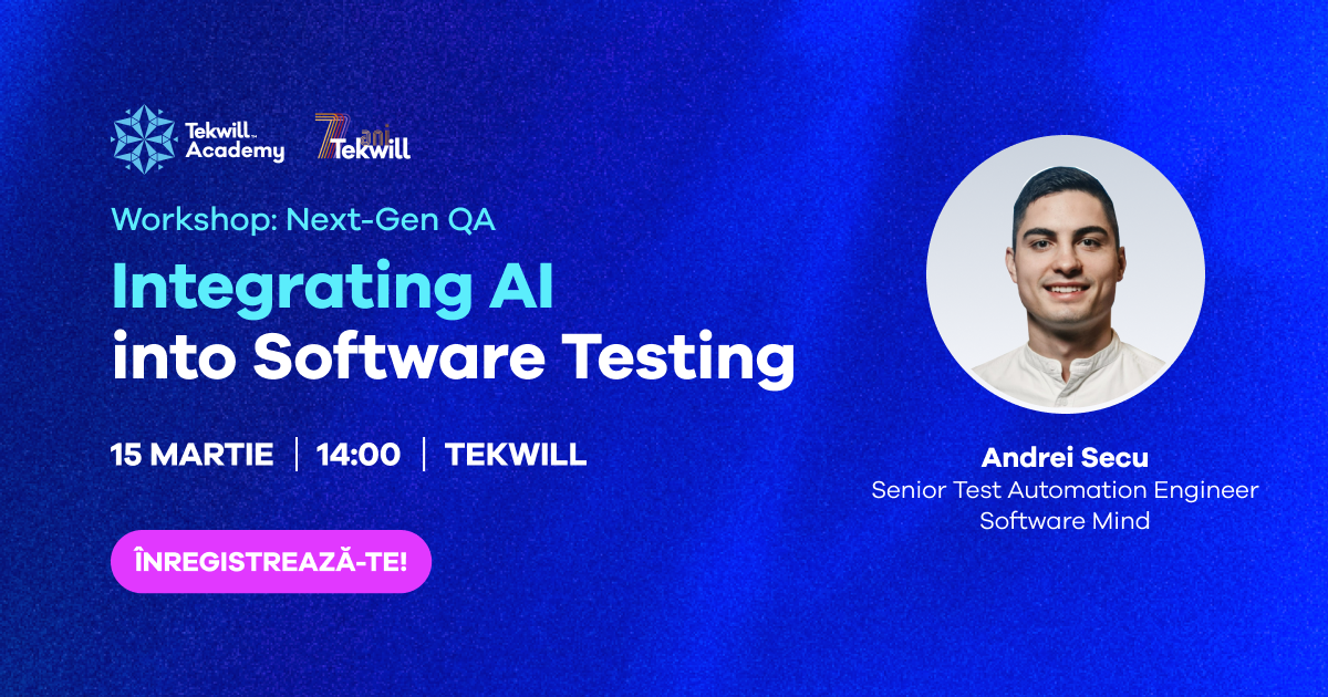 Evenimente - Tekwill Academy